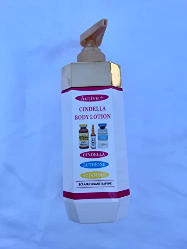 Lait Cindella Active + 500 ml pour le corps anti-tache à la vitamine C