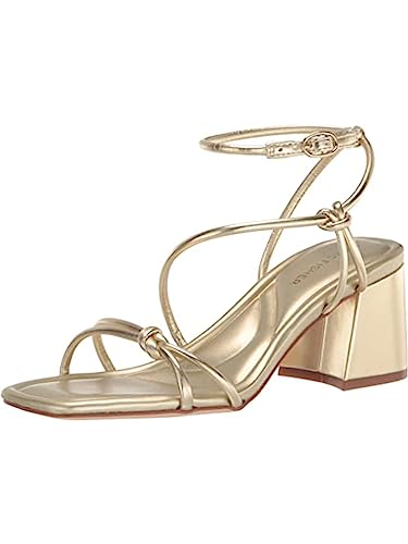 Marc Fisher LTD Womens Chiara Leather Metallic Heels