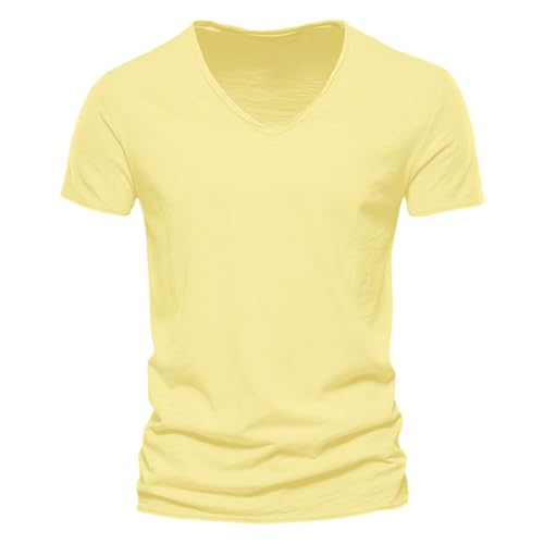 T-shirt manches courtes homme uni pour le quotidien et les loisirs