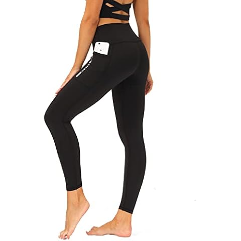 romansong Yoga Leggings with Pockets for Women High Waisted,Women's Workout Activewear Athletic Yoga Pant Fit Running Sports Gym Cover