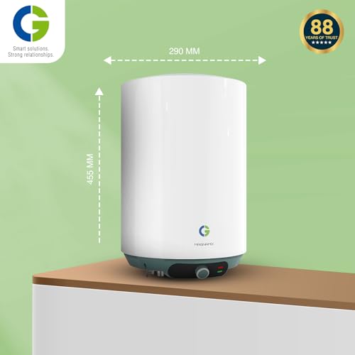 Image of CG-Magnamix 25 Ltr Storage Water Heater (Geyser) | 5 Star Rated | High Rise Compatible | Glasslined Tank | Copper Element | Rust Proof Body | 100% Copper Element | 2 Yrs Product & 5 Yrs Tank Warranty