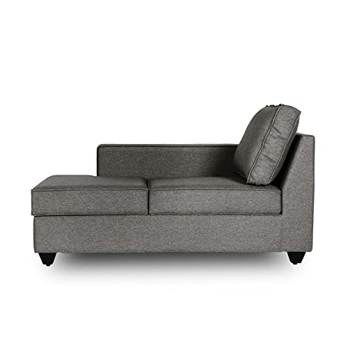 Image of Wakefit Sofa Set | 3 Year Warranty | Sofa 2 Seater, 2 Seater Sofa for Living Room, Wooden Sofa Set, Couch Sofa for Living Room, Sofa for Living Room - Napper(Omega : Grey)