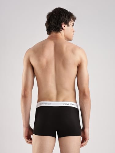 Image of Calvin Klein Underwear Men's Cotton Blend Classic Solid Trunks
