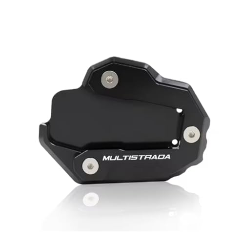 Extension béquille latérale Multistrada en alu CNC pour un stationnement stable et sécurisé