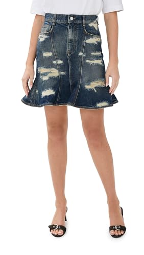 Marc Jacobs Women's Rip&Repair Fluted Mini Skirt