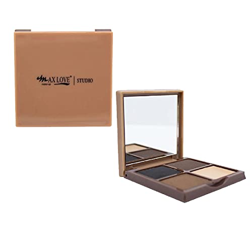 Quarteto de Sombras para Sobrancelhas Max Love - Cor 02