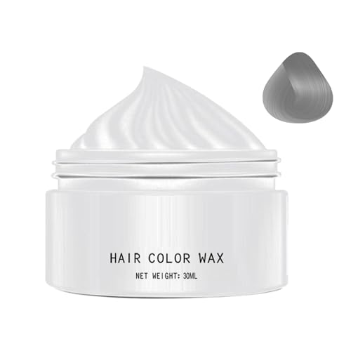 Color de cabello temporal CREA DE TECHA Natural para hombres, mujeres, todos los grupos de edad, amigos, esteticistas y peluqueros, tinte de cabello temporal, color de crema de peinado instantáneo