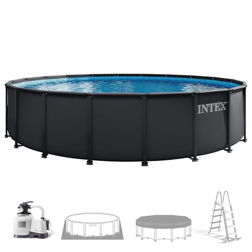 Intex 26334ND 6,1 m x 1,22 m Ultra XTR Frame Pool Set (Includes Filter Pump, Safety Ladder, Ground Cloth, Pool Cover)
