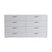 Tvilum Austin 8-Drawer Dresser, White