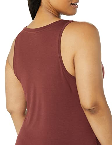 Image of Amazon Essentials Women's Lightweight Jersey Slim-Fit Tank Mini Dress