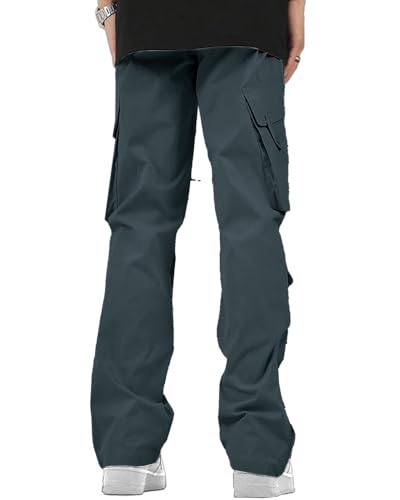 Image of Noble Monk Men's Cargo Pant | Drawstring | Solid Cargo | Multi Pockets Trackpant