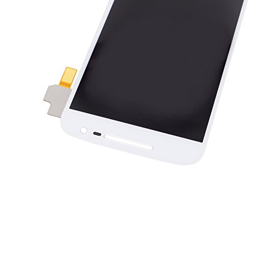 Image of LCD Screen Display with Digitizer Touch Panel Without Bezel Frame Compatible with Motorola Moto G4 XT1622(White)