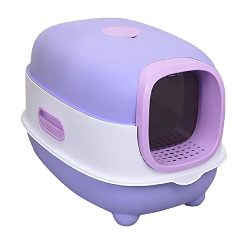 Arenero cerrado para gatos con control de olores grande miniatura 6
