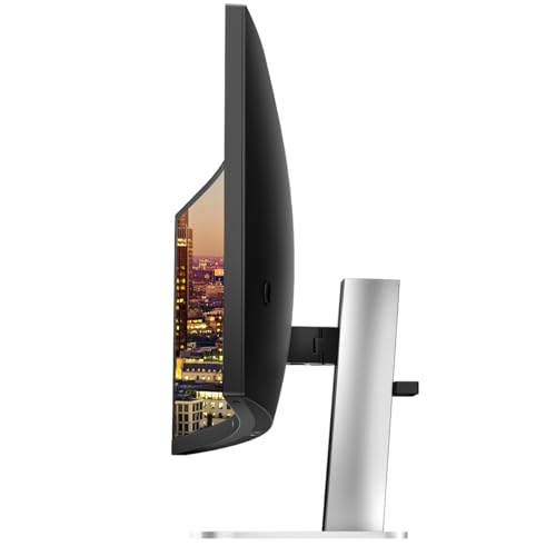 Image of HP Series 7 Pro Curved 38-inch 738pu 2K WQHD (3840 x 1600) LCD Monitor, 2-Pack Daisy Chain Connectivity, DisplayPort,Thunderbolt 4 USB-C w /100W PD Bundled with Desk Mount Dual Stand