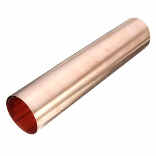 �����[���A Copper Foil Shielding Sheet Double Sided Conductive Roll, Multiple Sizes For Building Decoration Metal(0.05x200x1000mm)