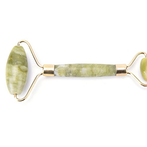 Image of R A Products Rap58 Face Body Head Neck Foot Massager Nature Jade Roller