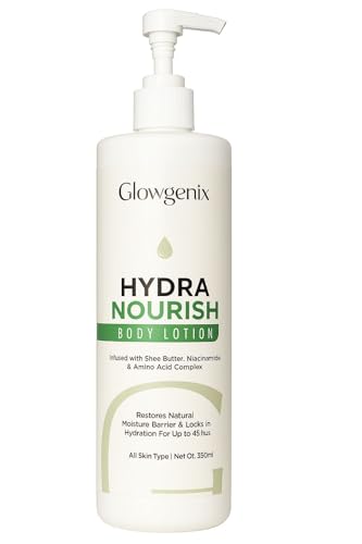 Image of Hydra Nourish Body Lotion For Dry Skin | Infused with Shea Butter | Niacinamide. & Amino Acid Complex | Minerals & Antioxidants | Vitamin-C | Non-Sticky & Non-Greasy for All Skin Types