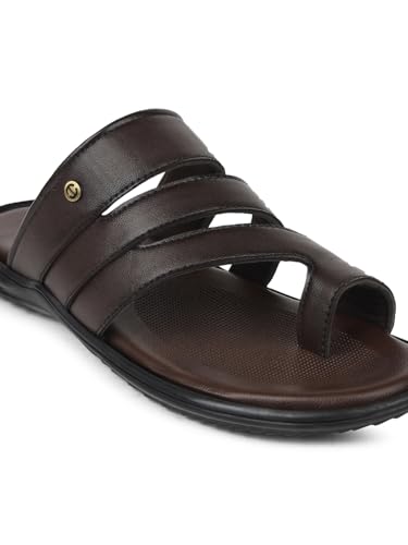 Image of Liberty Healers AOL-12 Casual Toe Ring Slipper For Men With PU Sole | Durable and Lightweight | Trendy Design | Comfortable and Soft Insole | Stylish Footwear and Cushioned Footbed