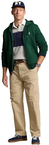 Image of POLO RALPH LAUREN mens Double-knit Full Zip Hoodie
