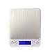 Wqiang Store Przenośna skala kuchenna Ważenie elektroniczne 3000 g x 0,1 g biżuterii gospodarstwa domowego Wysoka precyzyjna masa pomiarowa równowagi LCD Wyświetlacz (Color : Sliver)