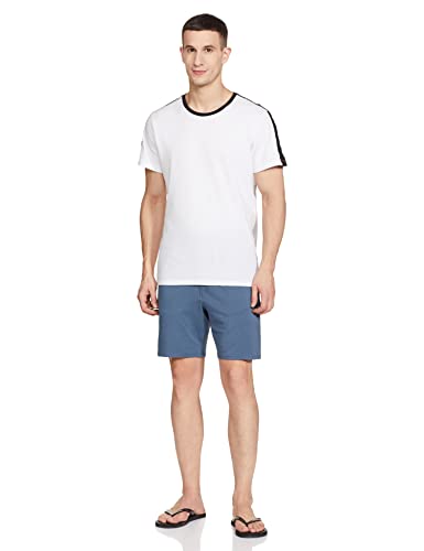 Image of Marks & Spencer Men's Cotton Solid Pajama Set