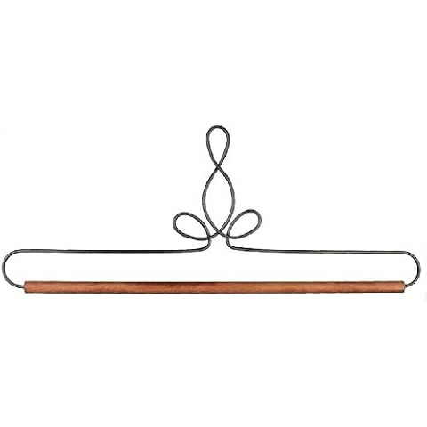 BalleBEeautiful 12in Heirloom Fabric Holder, 12", Wood and Metal Cover