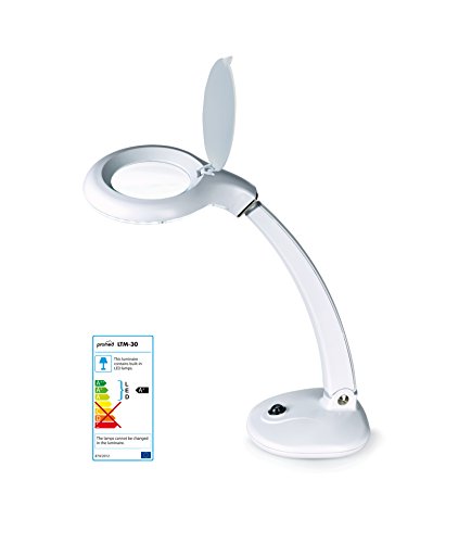 Lampe loupe à LED de bureau éclairage blanc loupe de table
