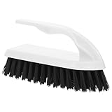FOMIYES Multi-use Hard Bristle Cleaning Brush for Floors Shower and Shoe Care Thick Handle Handheld Crevice