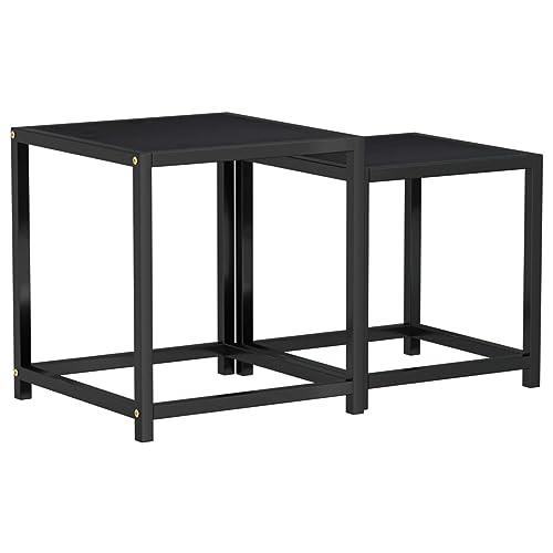Table basse 2 pièces encastrable et empilable pour optimiser votre salon - 4