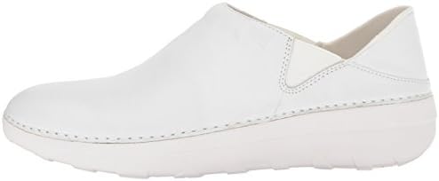 FitFlop Women's Super Loafer-Leather Medical Professional Shoe, Urban White, 8 M US | Image 7