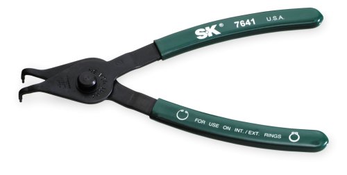 SK Tools USA 0.070" X 90 Degree Tip, 7.3" Long, Convertible Retaining Ring Pliers | 7641