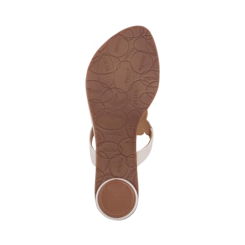 Image of Metro Women Fashion /Ethnic Embroidered Heel Slip-on Sandal