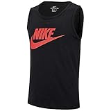 Nike Mens Running Fitness Tank Top, Black, Medium