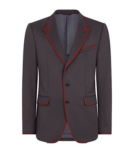 Veste d'uniforme de marié pour homme avec revers en pointe costume de cérémonie