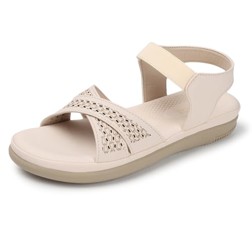 Image of TRASE Casual Flat Sandals For Women | Footwear For Woman | Flats | Women Sandals | Comfortable Sandals For Women And Girls | Softs And Stylish Sandal For Office And Daily Use