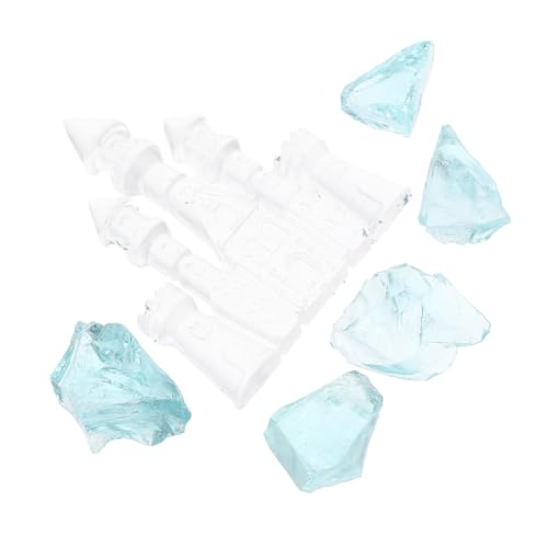 MERRYHAPY 1 セット 水槽城の装飾 マリンボールプール マリンボール 装飾品の装飾 水耕栽培ポット 動物の装飾 水槽 砂利 水槽 装飾 デスクト 人工城 金魚水槽アクセサリー ガラス