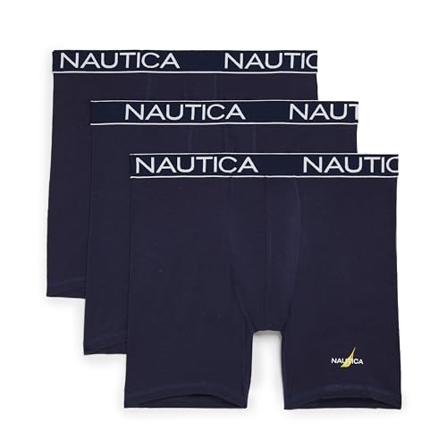 Nautica Men's 3-Pack Cotton Stretch Limited Edition Boxer Briefs