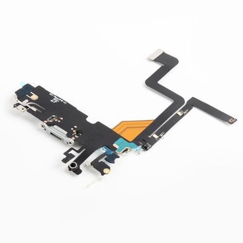 Connecteur de charge USB pour iPhone 14 Pro noir nappe de rechange avec adhésif étanche - 6