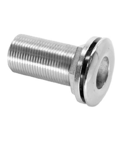 Yacht Steel Borddurchlass mit Größe, Edelstahl, A4/ AISI 316, 1/2 Zoll Cover