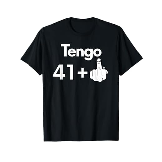 42 Años Cumpleaños Hombre Mujer Tengo 41 +1 Regalo Divertido Camiseta
