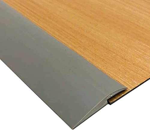 Bandes de Transition pour Moquette à carrelage, sols irréguliers, Garniture de Bord de Moquette en Caoutchouc Auto-adhésive, réducteur de Porte en PVC pour Robot de Balayage de Scooter (Couleur :