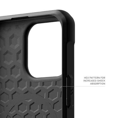 Coque iPhone 16 Pro UAG Metropolis LT graphite camouflage compatible MagSafe
