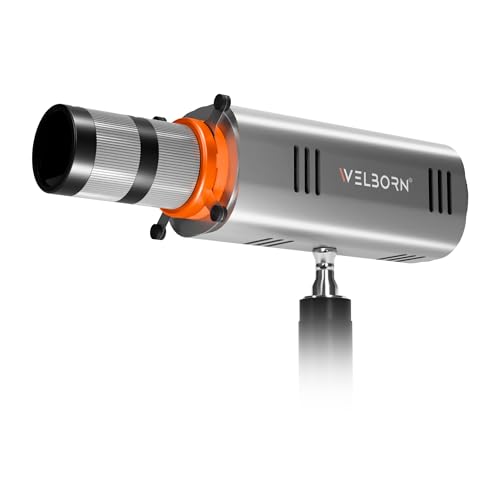 Image of Welborn WB-OS-45R Professional 45W LED Spotlight with Focus Lens, 15 Creative Shapes, 5 Color Filters, Bi-Color 2700K-6500K, 6000mAh Rechargeable Battery