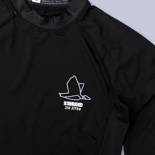 93Brand Standard Issue Long Sleeve Rashguard 2-Pack BJJ Jiujitsu Black/Smoke Grey4
