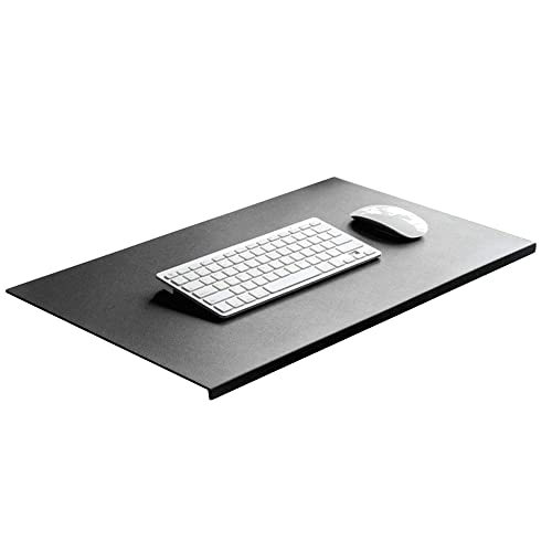 Protector de escritorio de cuero PU suave negro 100x50 cm