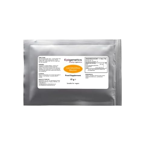 Lactobacillus Reuteri 15g | 5 Billion CFU Probiotic + Jerusalem Artichoke Prebiotic (Inulin) | Vegan Friendly Powder UK Made | 1g Daily (15 Servings) Cover