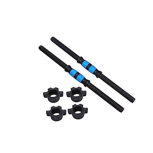 Toddmomy 1 Juego De Barra De Mancuernas Ajustable + Mancuernas Para Gimnasio Equipo De Agarre Manual Barra De Elevación Para Barra De Conexión De Mancuernas Pvc Azul