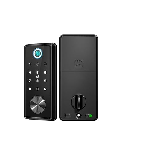 Serrure connectée TTLock noire pour sécuriser votre entrée de maison - 5