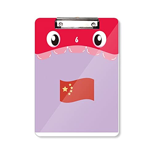 Bloc-notes d'apprentissage la chine pavillon cinq étoiles dossier à tête plate A4