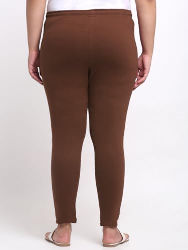 Image of Soft Cotton Ankle Lenght Solid Regular and Plus 35 Colours Leggings for Womens and Girls (Sizes :- M to 6XL)